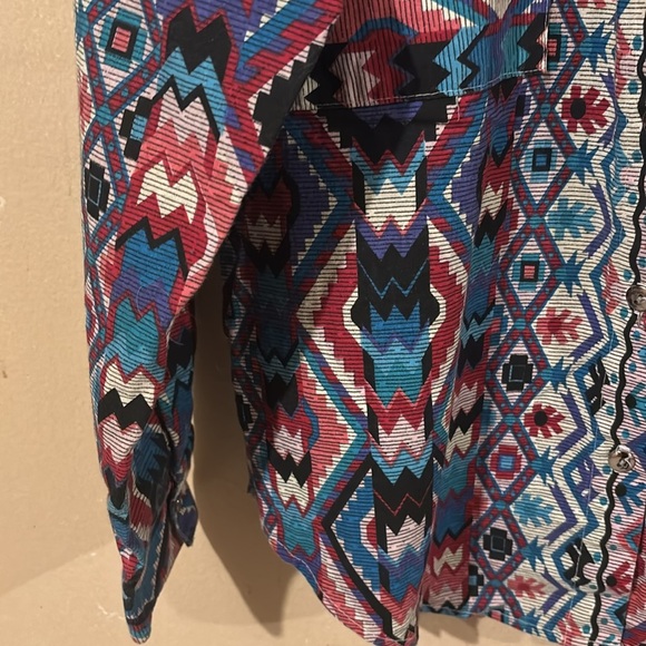 COPY - Rough rider by circle t cowgirl Aztec vintage western size 3/4 medium - Picture 6 of 16